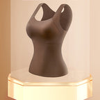 🔥🧤 Thermo-Tanktop mit integriertem BH – ultrawarm, dehnbar & nachhaltig! ❄️☀️ Perfekt für kalte Tage. In 3 Farben.