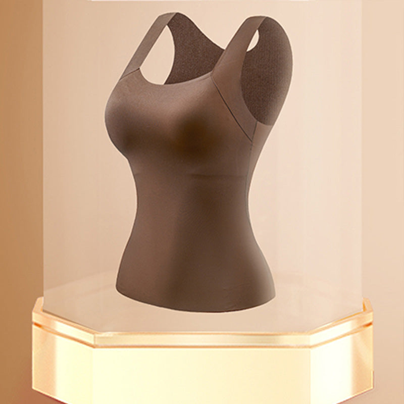 🔥🧤 Thermo-Tanktop mit integriertem BH – ultrawarm, dehnbar & nachhaltig! ❄️☀️ Perfekt für kalte Tage. In 3 Farben.