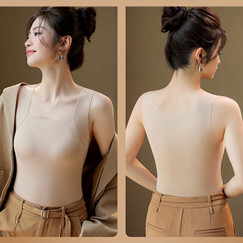 🔥🧤 Thermo-Tanktop mit integriertem BH – ultrawarm, dehnbar & nachhaltig! ❄️☀️ Perfekt für kalte Tage. In 3 Farben.