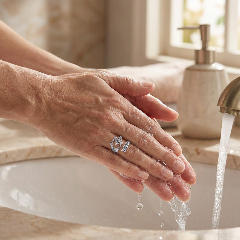 💝✨ S925 Sterling Silver Echter Keltischer Knoten Ring – Verstellbar & zeitlos ♾️💎 für besondere Alltagsmomente.