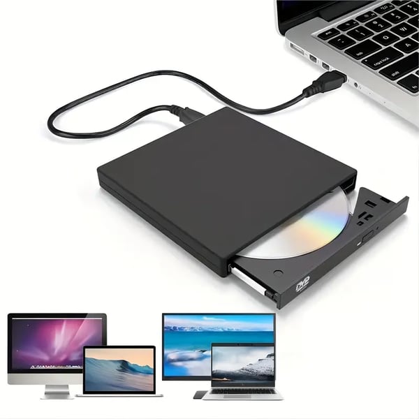 💿📀 Externer DVD-Brenner für Laptops ohne Laufwerk – Jetzt Daten sichern & Medien genießen! 🚀✨ Praktisch, langlebig & sofort einsatzbereit. Deine mobile Lösung!