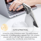 🐌💡 15W Magnetische Schnecken-Ladestation mit Nachtlicht – Schnellladen & Gemütliches Licht für Deine Nacht 🌙🔋 Intelligentes kabelloses Laden, stilvoll & praktisch im Schlafzimmer.