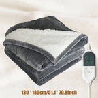 🔥⚡ Multifunktionale Heizdecke: 6 Hitzestufen & Timer ❄️💧 Ultraweicher Plüsch, sekundenschnelle Erwärmung. Überhitzungsschutz & maschinenwaschbar für sichere, gemütliche Wärme.