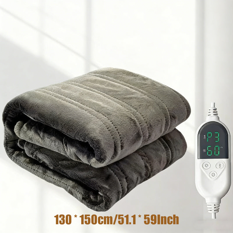 🔥⚡ Multifunktionale Heizdecke: 6 Hitzestufen & Timer ❄️💧 Ultraweicher Plüsch, sekundenschnelle Erwärmung. Überhitzungsschutz & maschinenwaschbar für sichere, gemütliche Wärme.