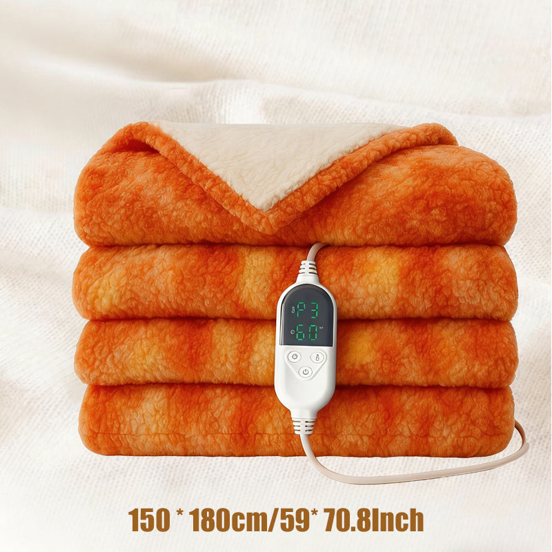 🔥⚡ Multifunktionale Heizdecke: 6 Hitzestufen & Timer ❄️💧 Ultraweicher Plüsch, sekundenschnelle Erwärmung. Überhitzungsschutz & maschinenwaschbar für sichere, gemütliche Wärme.