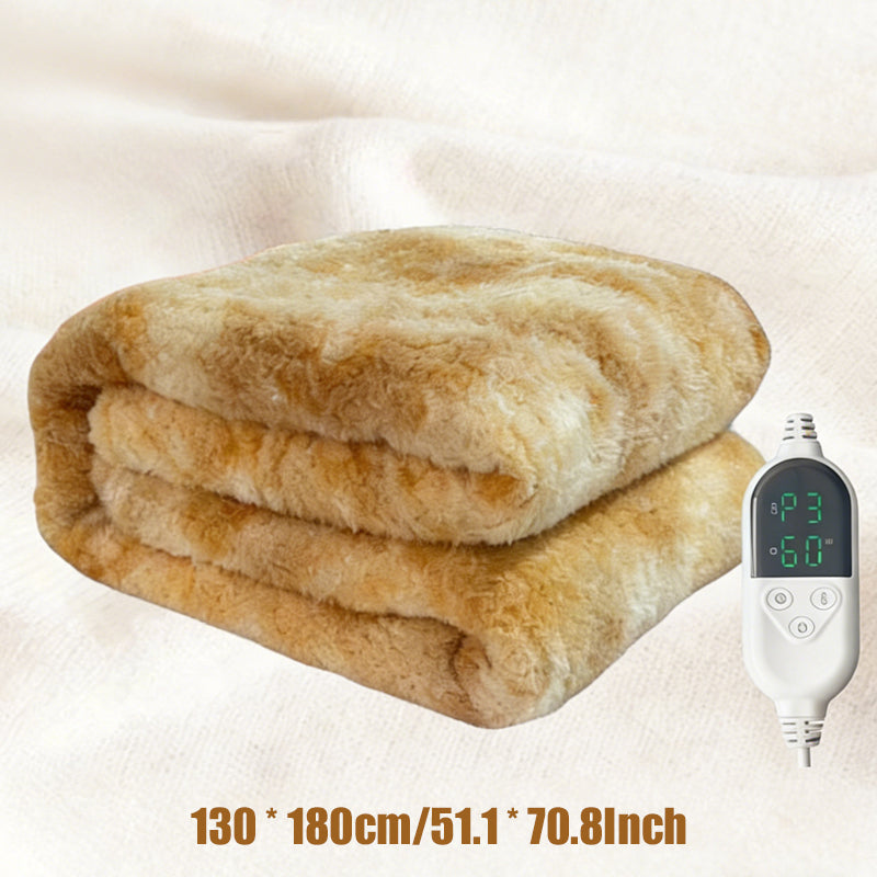 🔥⚡ Multifunktionale Heizdecke: 6 Hitzestufen & Timer ❄️💧 Ultraweicher Plüsch, sekundenschnelle Erwärmung. Überhitzungsschutz & maschinenwaschbar für sichere, gemütliche Wärme.