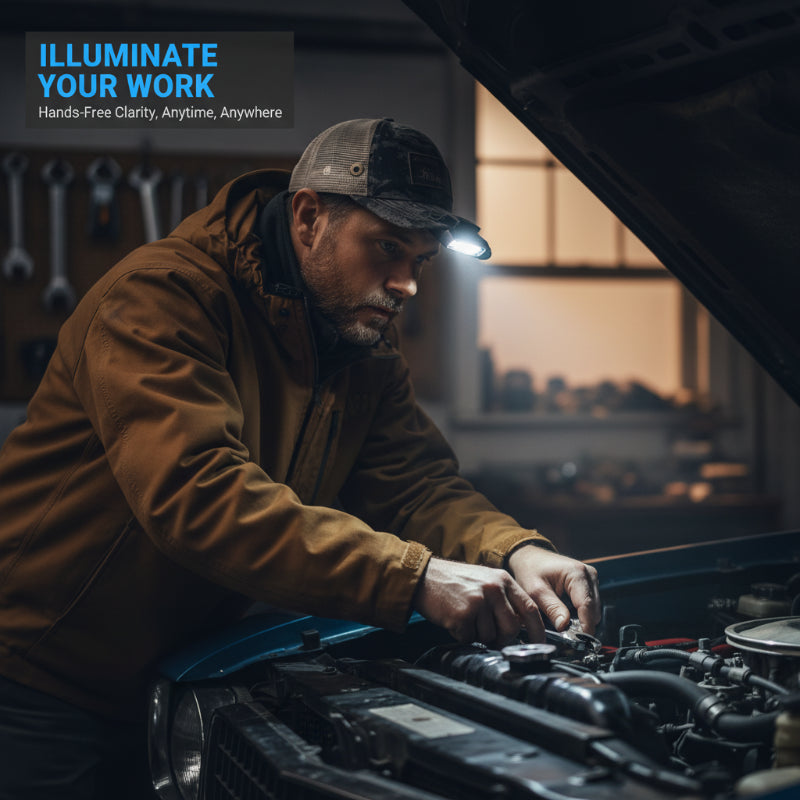 🔦💡 Clip-on Motion Sensor Hat Light – Intelligentes LED-Licht für jede Aktivität! Hände frei, hell & langlebig 🔋✨