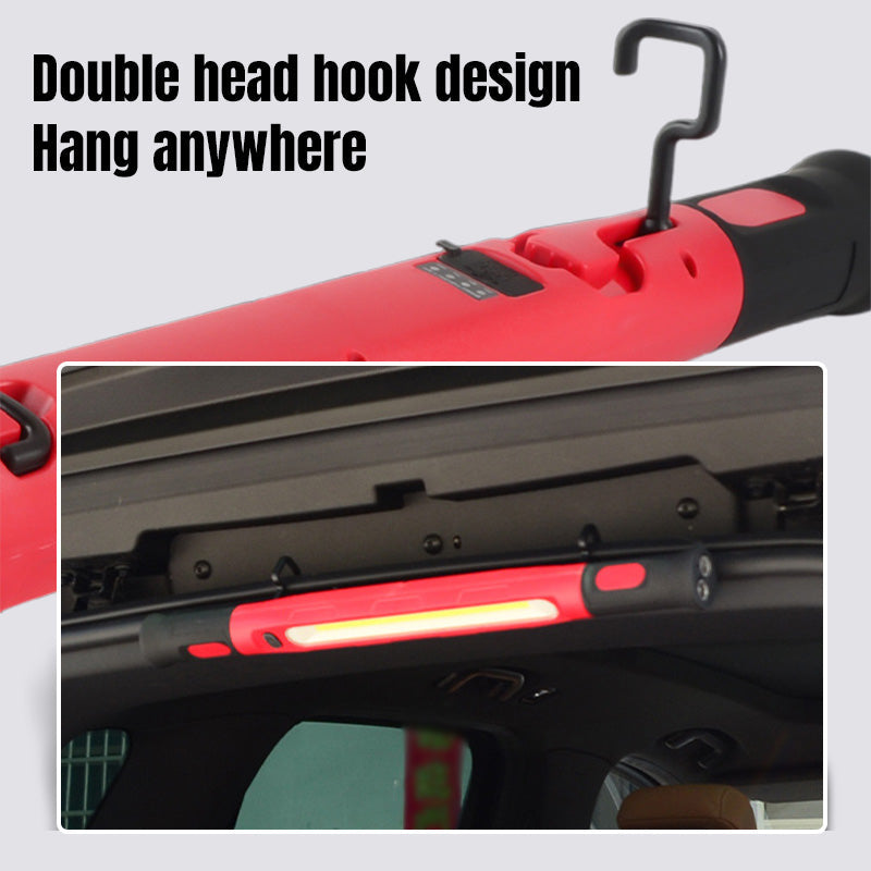 🛠️💡 Arbeitsleuchte 3000LM - Magnetfuß & Aufhängehaken, langlebig🔋✅ mit 5200mAh Akku für Werkstatt & Auto. Jetzt 50% sparen!