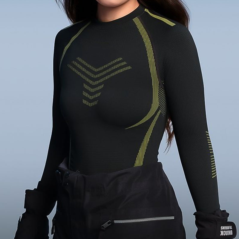 ❄️🔥 Unisex Ski-Thermo-Unterwäsche Set: Atmungsaktiv, schnelltrocknend & temperaturregulierend für maximalen Komfort auf der Piste! 🏔️✨