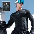 ❄️🔥 Unisex Ski-Thermo-Unterwäsche Set: Atmungsaktiv, schnelltrocknend & temperaturregulierend für maximalen Komfort auf der Piste! 🏔️✨