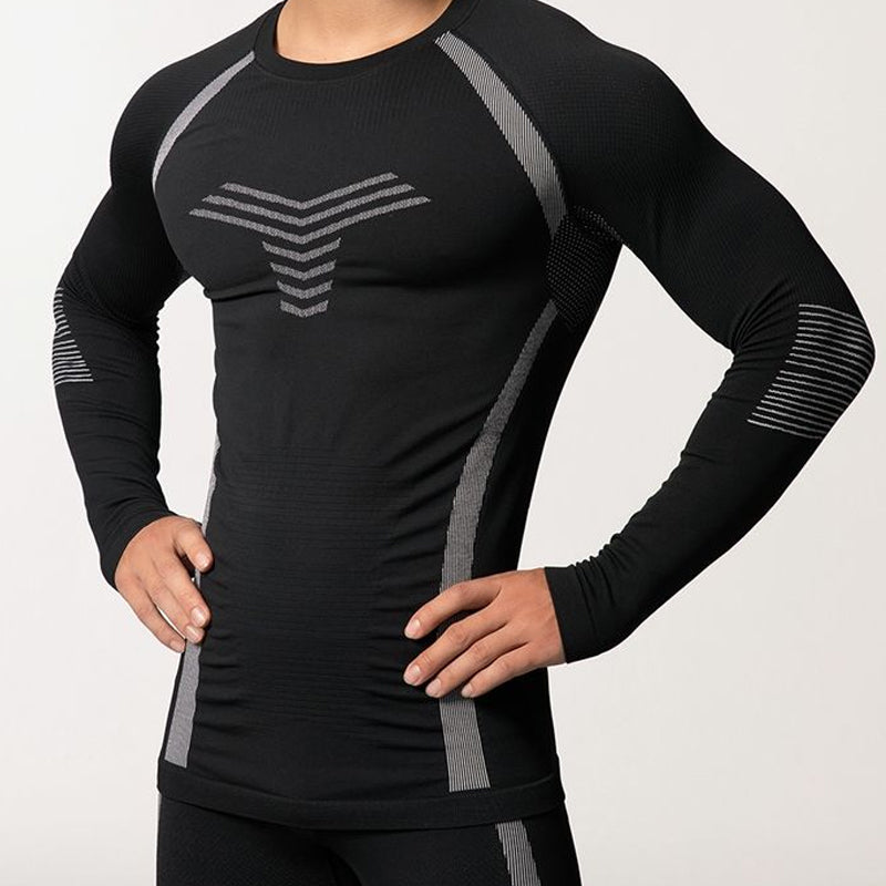 ❄️🔥 Unisex Ski-Thermo-Unterwäsche Set: Atmungsaktiv, schnelltrocknend & temperaturregulierend für maximalen Komfort auf der Piste! 🏔️✨