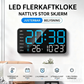⏰✨ Multifunktionale LED-Wanduhr mit Digitalanzeige – 50% RABATT! 🎁🔥 Klare Zeitansage & dekoratives Design für moderne Wohnräume. Perfekt als Blickfang im Hausflur oder Wohnzimmer.