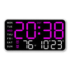 ⏰✨ Multifunktionale LED-Wanduhr mit Digitalanzeige – 50% RABATT! 🎁🔥 Klare Zeitansage & dekoratives Design für moderne Wohnräume. Perfekt als Blickfang im Hausflur oder Wohnzimmer.