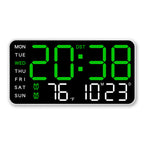⏰✨ Multifunktionale LED-Wanduhr mit Digitalanzeige – 50% RABATT! 🎁🔥 Klare Zeitansage & dekoratives Design für moderne Wohnräume. Perfekt als Blickfang im Hausflur oder Wohnzimmer.