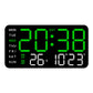 ⏰✨ Multifunktionale LED-Wanduhr mit Digitalanzeige – 50% RABATT! 🎁🔥 Klare Zeitansage & dekoratives Design für moderne Wohnräume. Perfekt als Blickfang im Hausflur oder Wohnzimmer.