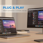 🔗📡 Drahtloser HDMI-Sender & -Empfänger: Perfekte 📱📺 Verbindung für alle Geräte. Hochwertig, einfach & zuverlässig.