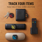 🔍📌 Der 4-in-1 Schlüssel-Finder mit Basisstation 🏠✨ Nie wieder Verlieren – laut, leicht & langlebig. Perfekt für Familie, Büro & Reisen.