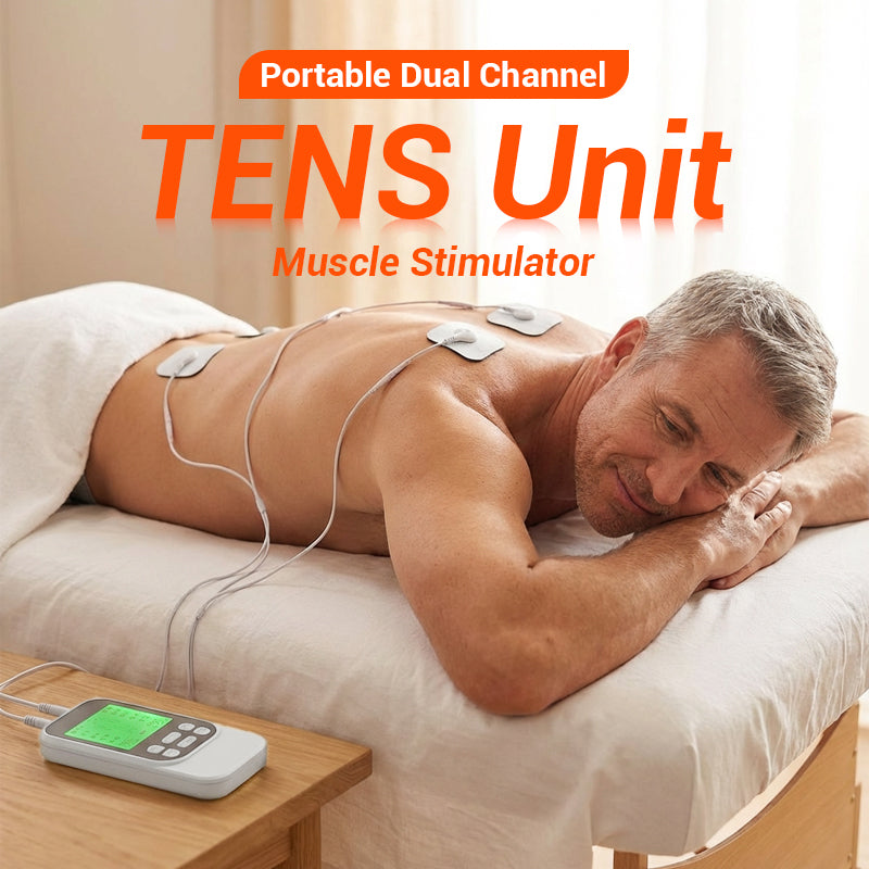 💪🔥 Tragbares 2-Kanal TENS Gerät – Muskelstimulation mit Sofort-Effekt & 50% Rabatt! 💪⚡ Jetzt nachhaltige Schmerzlinderung für aktiven Alltag sichern.