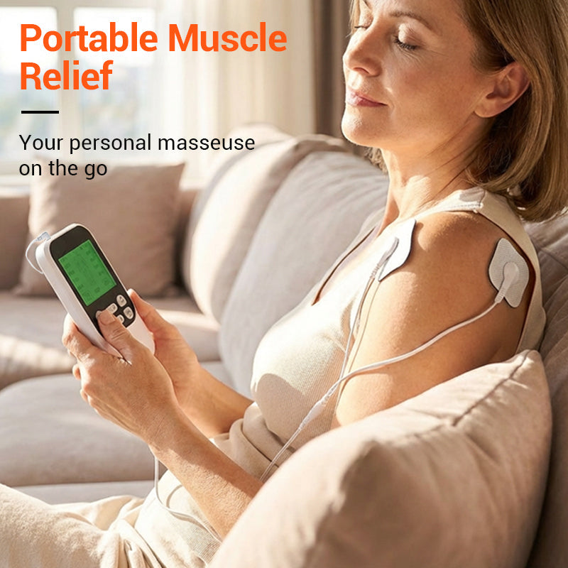💪🔥 Tragbares 2-Kanal TENS Gerät – Muskelstimulation mit Sofort-Effekt & 50% Rabatt! 💪⚡ Jetzt nachhaltige Schmerzlinderung für aktiven Alltag sichern.