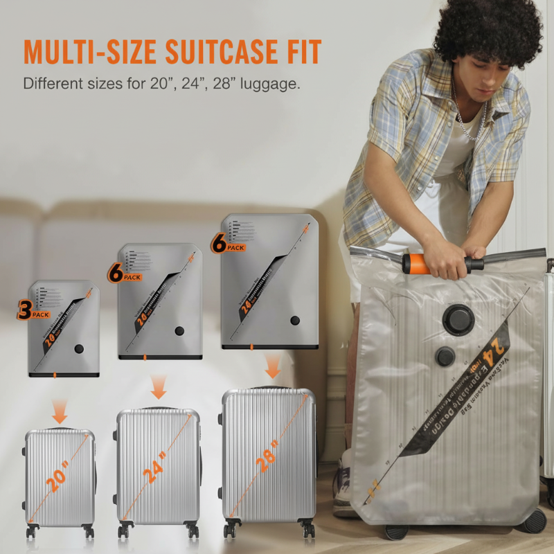 🧳✨ Kabelloses Reise-Vakuum-Kompressionsbeutel-Set – platzsparend 🌀💼 mit USB-Akku für stressfreies Packen! Innovativ, langlebig & wieder verwendbar.