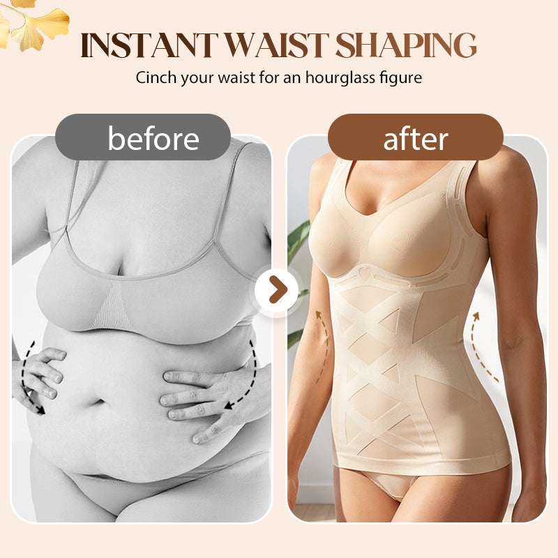 💃✨ Nahtloses Shapingtop mit integriertem BH – Unsichtbare Unterstützung, atemberaubende Silhouette! ✨👙 Perfekt für Alltag & Sport. Weich, atmungsaktiv, nachhaltig. Deine neue Lieblingsbasis.