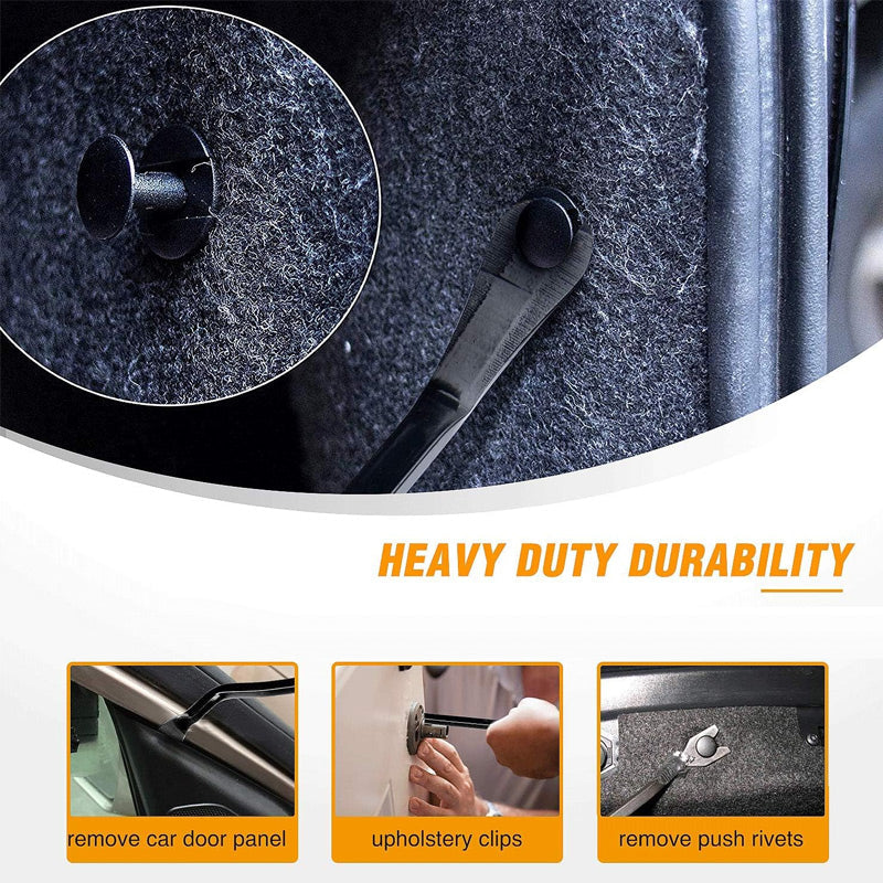 🛠️🔧 Multifunktionaler Kfz-Clip-Entferner – Hochfester Legierungsstahl, ergonomisch & kraftsparend für schonendes Entfernen von Klammern, Bolzen & Verkleidungen. Inkl. Aufbewahrungstasche!