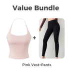 🌸🌺 Damen-Top mit offenem Rücken & integriertem BH 🌸🌺 Bequemer Allrounder für jeden Tag – stylisch, praktisch & ohne extra BH. Perfekt für mehr Freiheit und Eleganz.