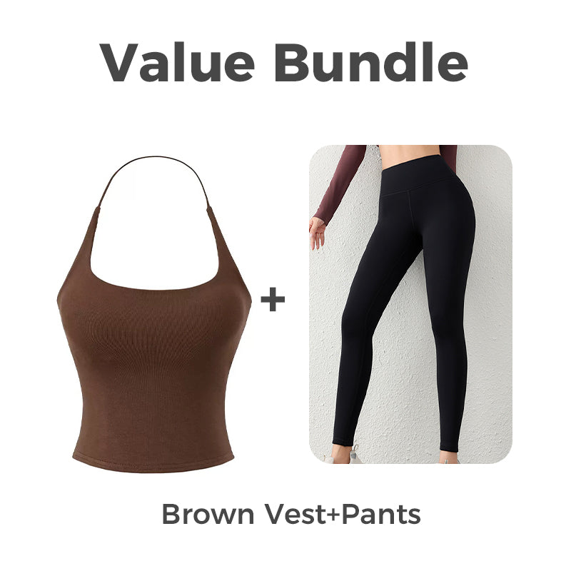 🌸🌺 Damen-Top mit offenem Rücken & integriertem BH 🌸🌺 Bequemer Allrounder für jeden Tag – stylisch, praktisch & ohne extra BH. Perfekt für mehr Freiheit und Eleganz.