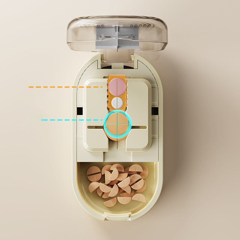 💊🔪 Tablettenteiler präzise & kompakt – Medikamente sicher und mühelos teilen ✨💊 LEZTZTER TAG: 50% RABATT! Ideal für unterwegs und zuhause – passend für kleine und große Tabletten.