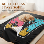 🧣🦌 Flanell-Decke „Eistütenmotiv 67“: Kuscheliges Design für kalte Tage! Hochwertige Baumwolle, nachhaltig & langlebig – Ihr perfekter Begleiter für gemütliche Stunden. ❄️✨