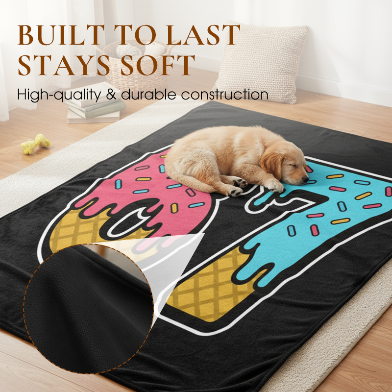 🧣🦌 Flanell-Decke „Eistütenmotiv 67“: Kuscheliges Design für kalte Tage! Hochwertige Baumwolle, nachhaltig & langlebig – Ihr perfekter Begleiter für gemütliche Stunden. ❄️✨