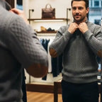 🧥✨ Perfekter Komfort-Pullover für Herren: Robust mit stylischen Ellbogenpatches, nachhaltige Wolle für jeden Tag. ❄️👌 Extralang & kuschelig – dein Alltagsheld! 🔥