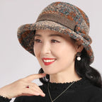 👒🔥 Damen Vintage Cloche-Hut aus weichem Wollimitat – Klassisches Karomuster, zeitlos elegant & nachhaltig produziert 🍂💚 Perfekt für kalte Tage und stilvolle Stadtspaziergänge.