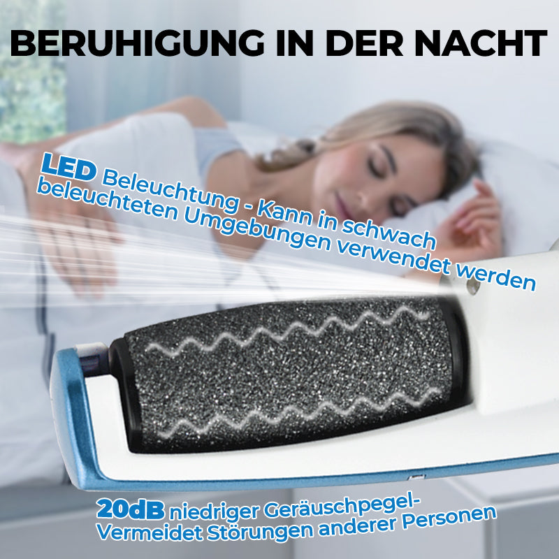 🦶⚡ Elektrischer Hornhautentferner – Sanfte, effektive Fußpflege für glatte Haut ohne Anstrengung! ✨😌