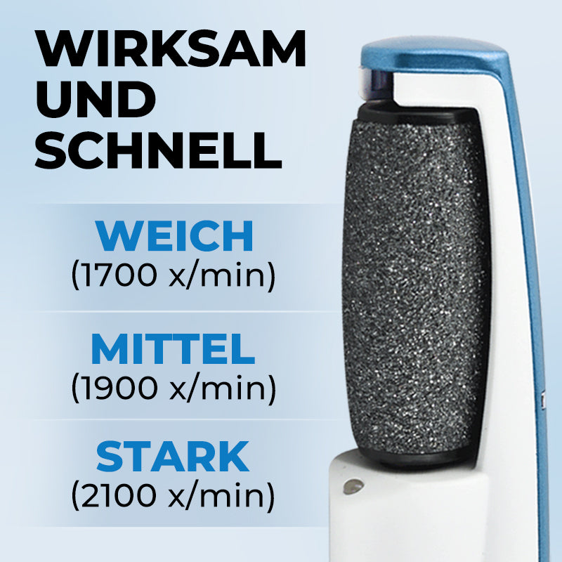 🦶⚡ Elektrischer Hornhautentferner – Sanfte, effektive Fußpflege für glatte Haut ohne Anstrengung! ✨😌