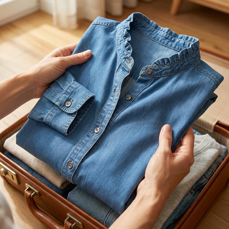 📢🔥 60% Rabatt! ⏰ Damen Freizeithemd mit Rüschen V-Ausschnitt – feminin, luftig & vielseitig für jeden Tag im Büro oder in der Freizeit
