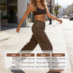 🐆👖 Leopardenmuster High-Waist Jeans | Weite Bootcut-Beine für ultimativen Komfort & Stil ♥️✨ Nachhaltige Denim-Qualität – perfekt für trendbewusste Looks im Alltag!