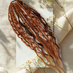 💁🏽‍♀️✨ Deep Nu Locs Crochet Hair - geflochtene Zöpfe mit lockeren Wellen 🌊💯 Perfekt für einen schnellen Pferdeschwanz-Stil, langlebig & vielseitig