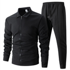 🔥🛒 Nur 1 Stunde! Premium Herren-2-teiler mit Reversjacke & Joggerhose 👔🏃‍♂️ Stilvoll, bequem & nachhaltig für Business-Freizeit