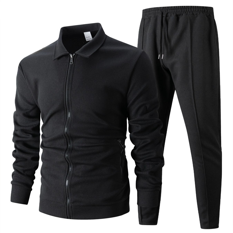 🔥🛒 Nur 1 Stunde! Premium Herren-2-teiler mit Reversjacke & Joggerhose 👔🏃‍♂️ Stilvoll, bequem & nachhaltig für Business-Freizeit