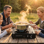 🔥⛺ 50% RABATT! Tragbarer Kocher für Butan & Flüssiggas, 2900 W, Dual-Fuel 🔥💨 – ultrakompakt, für Camping, Garten & Notfälle. Sofort einsatzbereit!