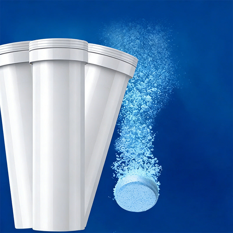 🚗💦 Blitzreiniger-Tabletten sorgen für kristallklare Scheiben — entfernen selbst eingebrannten Schmutz 💪✨ und pflegen die Wischerblätter langanhaltend.