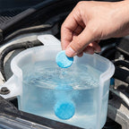 🚗💦 Blitzreiniger-Tabletten sorgen für kristallklare Scheiben — entfernen selbst eingebrannten Schmutz 💪✨ und pflegen die Wischerblätter langanhaltend.