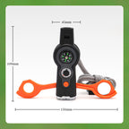 🚨🌳【7-in-1 Survival-Trillerpfeife】Feuer, Navigation & Notruf in Einem！🛡️💎 Kompass, Lupe, Thermometer & LED – Dein Outdoor-Schutzengel für Abenteuer.