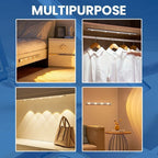 🚨💡 Bewegungsmelder LED-Schrankleuchte - Automatisch & Wiederaufladbar, Einfache Montage ✨😊 Praktische Beleuchtung ohne Kabel für jeden Schrank.