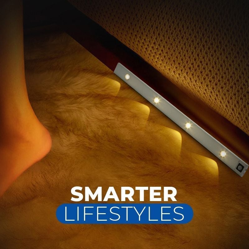 🚨💡 Bewegungsmelder LED-Schrankleuchte - Automatisch & Wiederaufladbar, Einfache Montage ✨😊 Praktische Beleuchtung ohne Kabel für jeden Schrank.