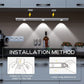 🚨💡 Bewegungsmelder LED-Schrankleuchte - Automatisch & Wiederaufladbar, Einfache Montage ✨😊 Praktische Beleuchtung ohne Kabel für jeden Schrank.