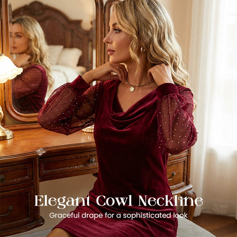 👗✨ Knielange Sheath-Kleider mit Cowl-Ausschnitt – Elegante Passform & vielseitig tragbare Timeless-Designs ✨👚 Hochwertige Qualität, nachhaltige Materialien. Perfekt für Büro, Abend oder besondere Anlässe.