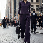 🏃‍♀️‍➡️💨 Sportlicher Damen-Trainingsanzug mit halbem Reißverschluss ✨🔥 Perfekt für Fitness & Alltag: Weiches Material, figurbetont & atmungsaktiv. Jetzt im Set mit 50% Rabatt sichern!