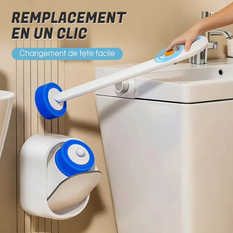 🧹✨ Einweg-Toilettenbürste mit auswechselbarem Kopf – hygienisch, kein Keim-Schlepp. 💧🧼 40 % Rabatt, solange Vorrat reicht!